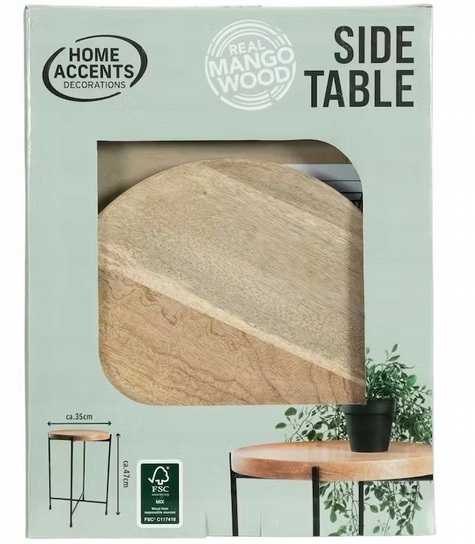 Přístavný stolek z mangového dřeva Home Accents