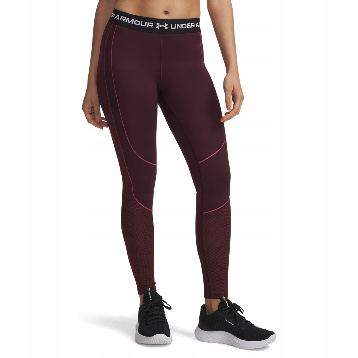 Under Armour Dámské legíny Under Armour Ua ColdGear Textured Legging-RED