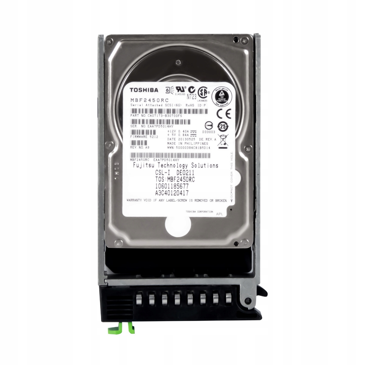 Fujitsu A3C40120417 450GB 10K 16MB SAS-2 2.5'' MBF2450RC