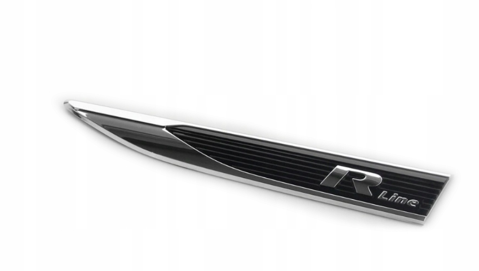 

Emblemat Napis Naklejka Plakietka Vw RLine lewa