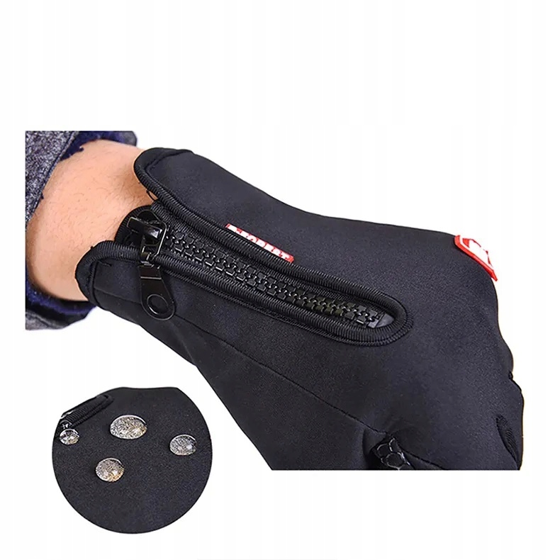 Rękawiczki Rowerowe Wodoodporne Zimowe Ocieplane EAN (GTIN) 5904302070776