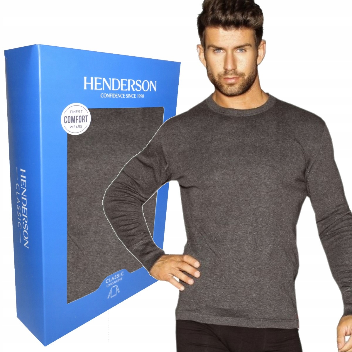 

Henderson podkoszulek męski 2149 długi ręk grf XL
