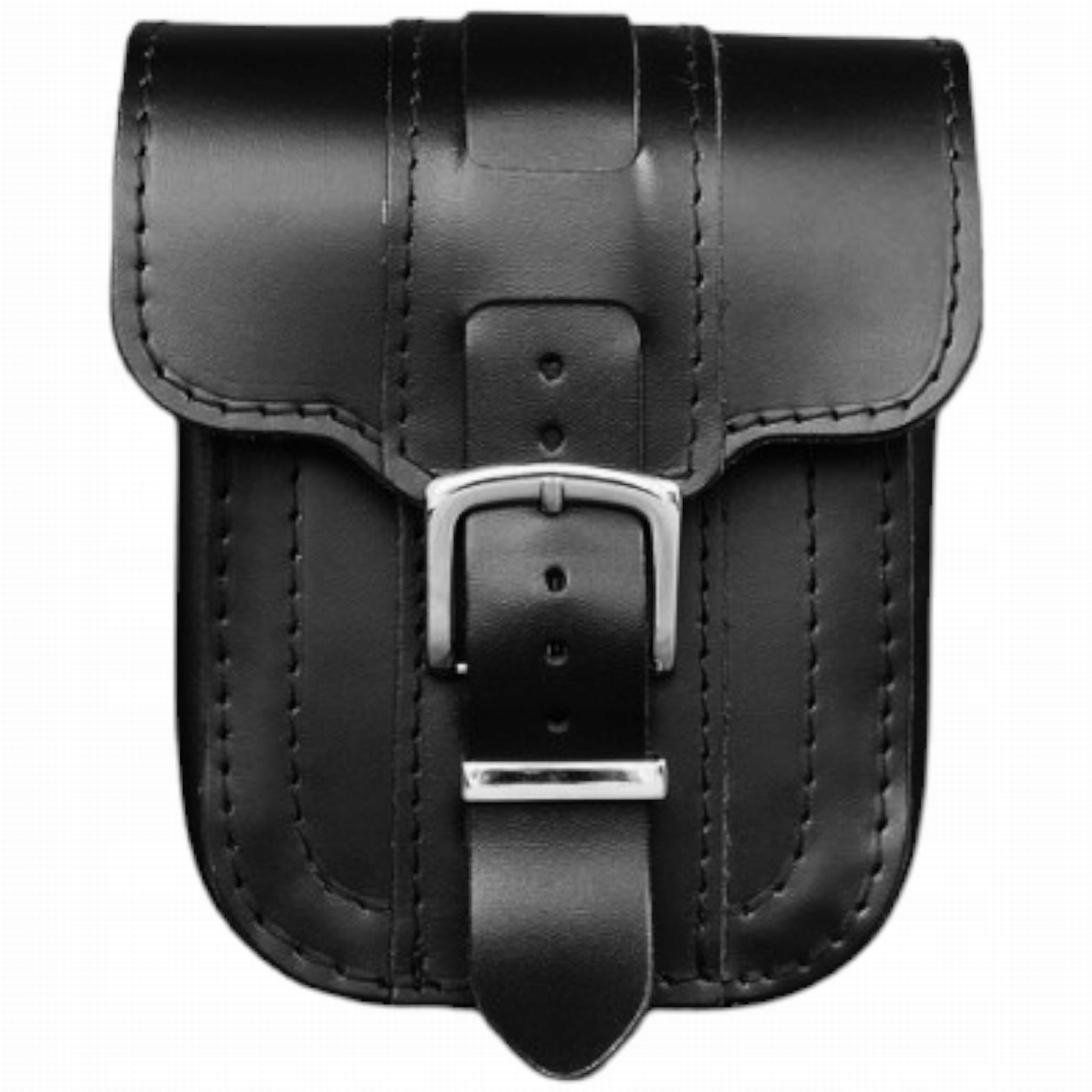 Kožená taška na motocyklový kufr Černá kapsa Taška