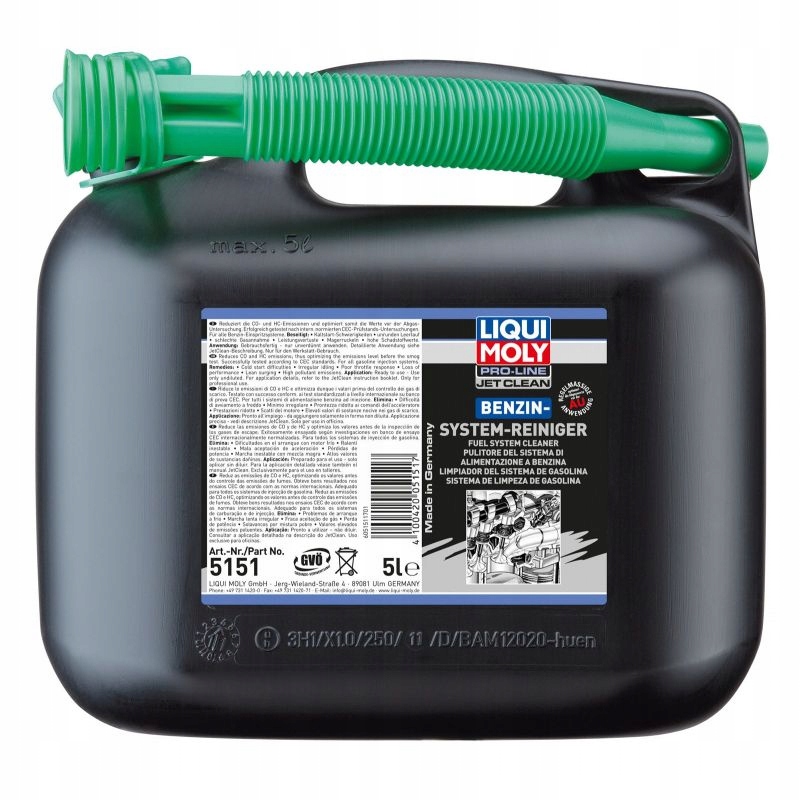Čistiaci prostriedok na vstrekovače benzín Liqui Moly 5151 5L