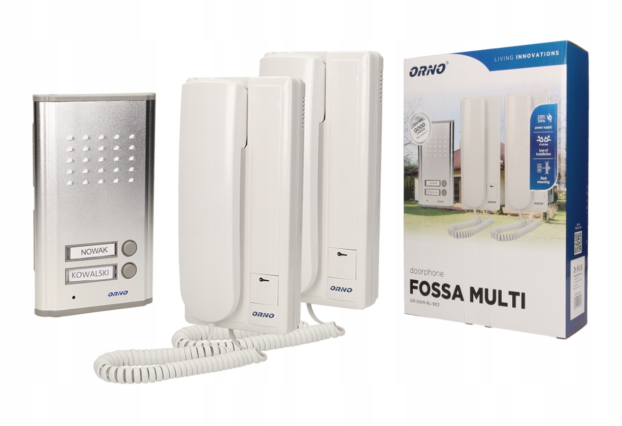 Dvojrodinný Domofon Fossa Multi OR-DOM-RL-903 Orno