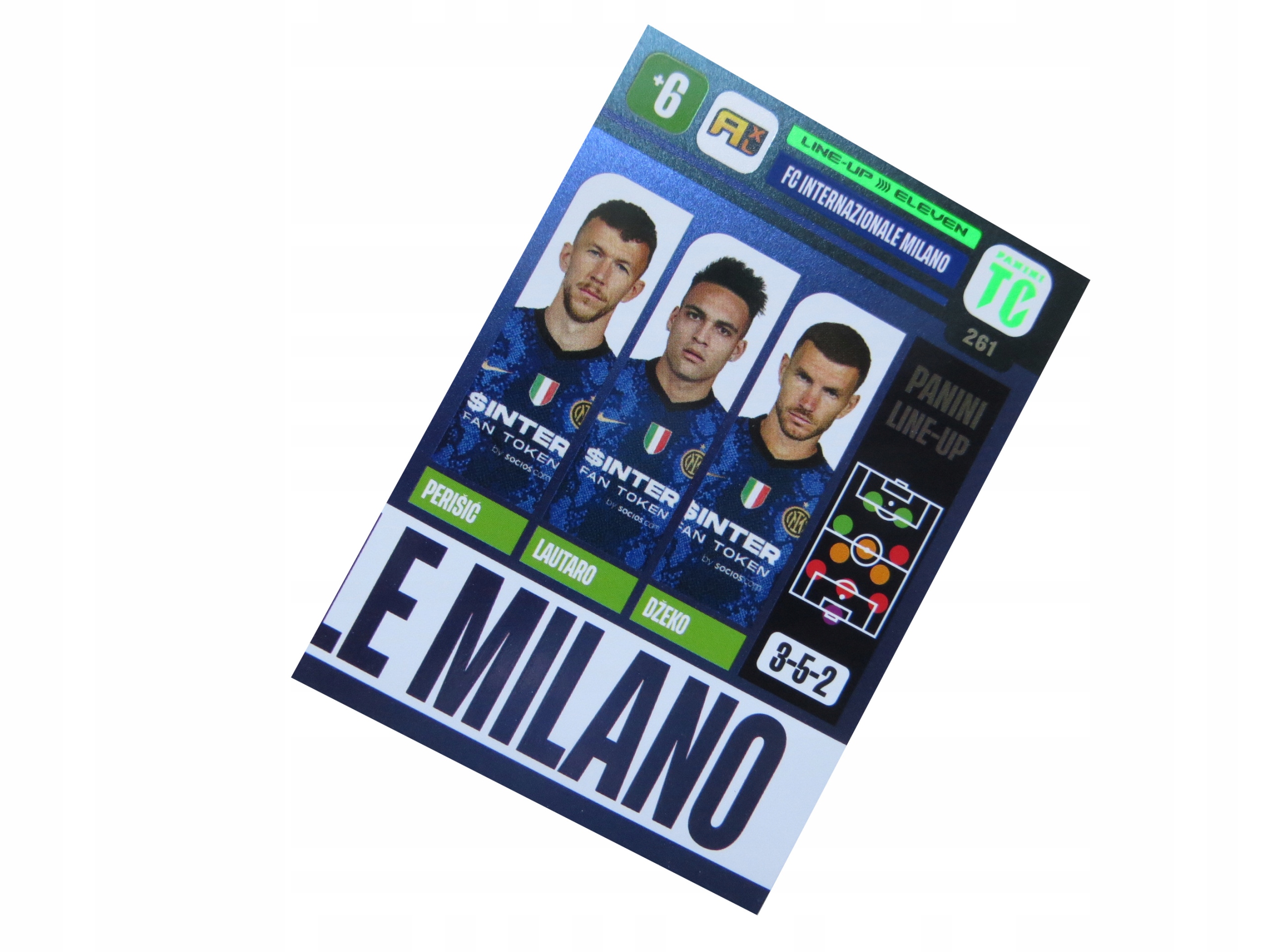 Panini Top Class Line-up Eleven Inter 261 Lautaro Perisic Martinez Dzeko