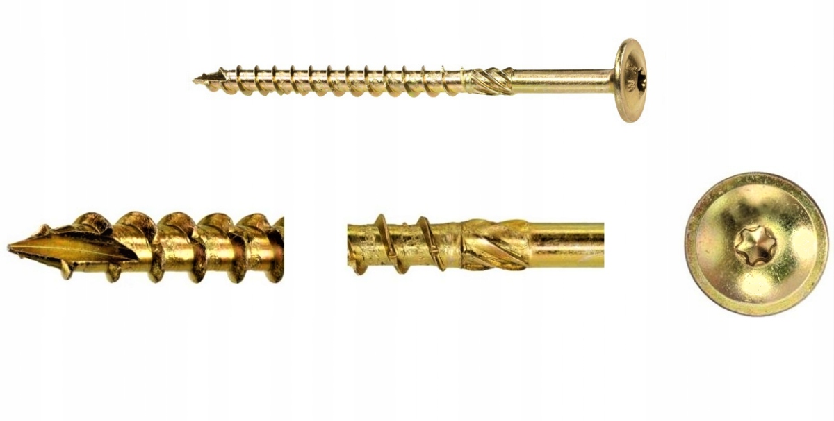 Wkręty ciesielskie 8x160 torx łeb talerzowy 50szt Producent inna