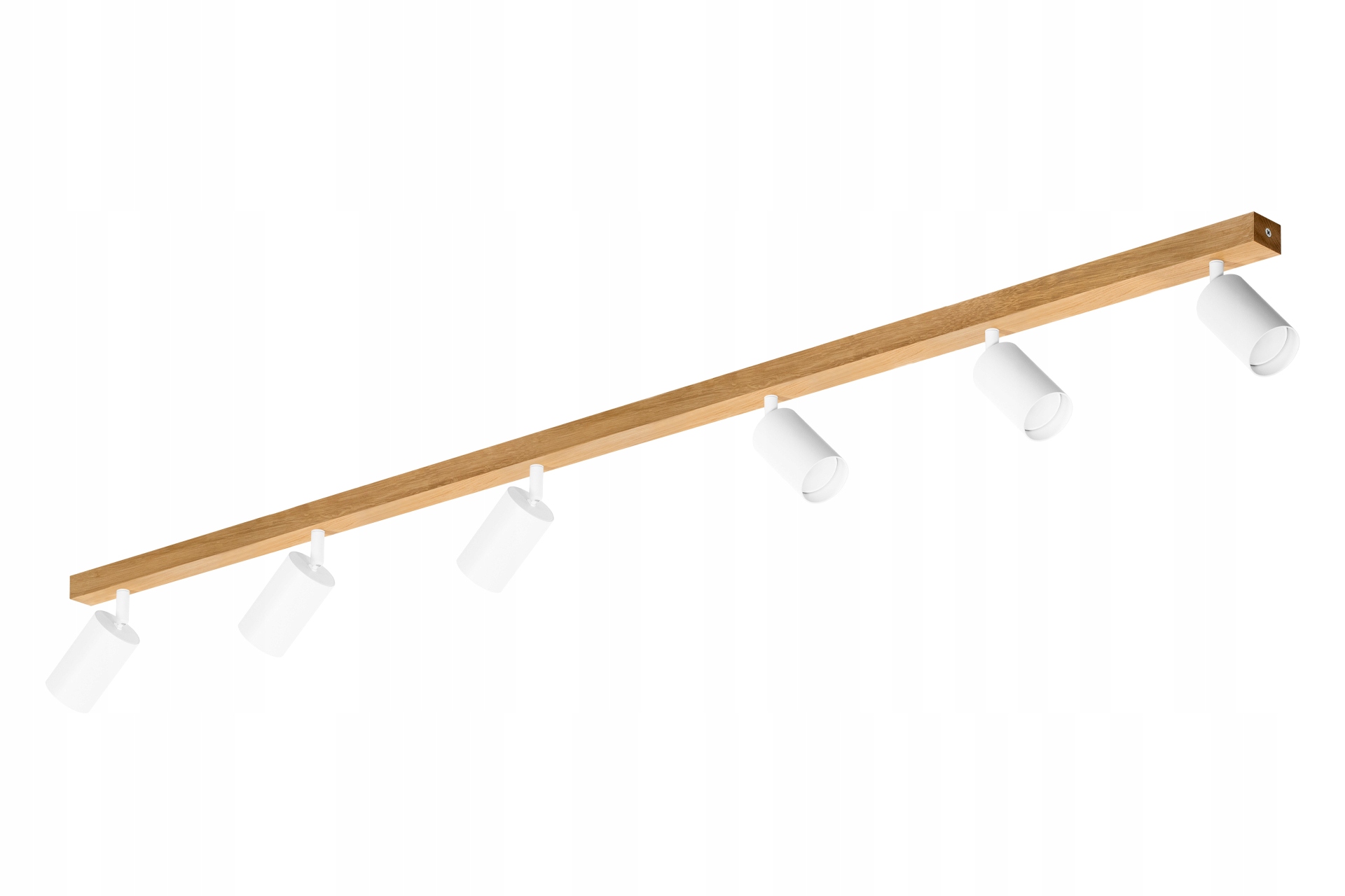 Stropné Svietidlo Led stropná lampa Dubová Modern 115 cm GU10 Biela Pohyblivá Nástenná