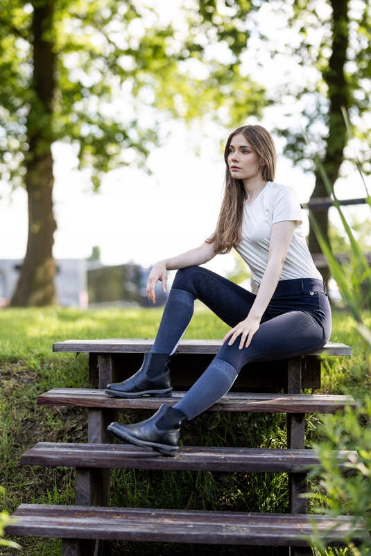 HORZE breginsy jeździeckie DEA dark navy 42 Marka Horze