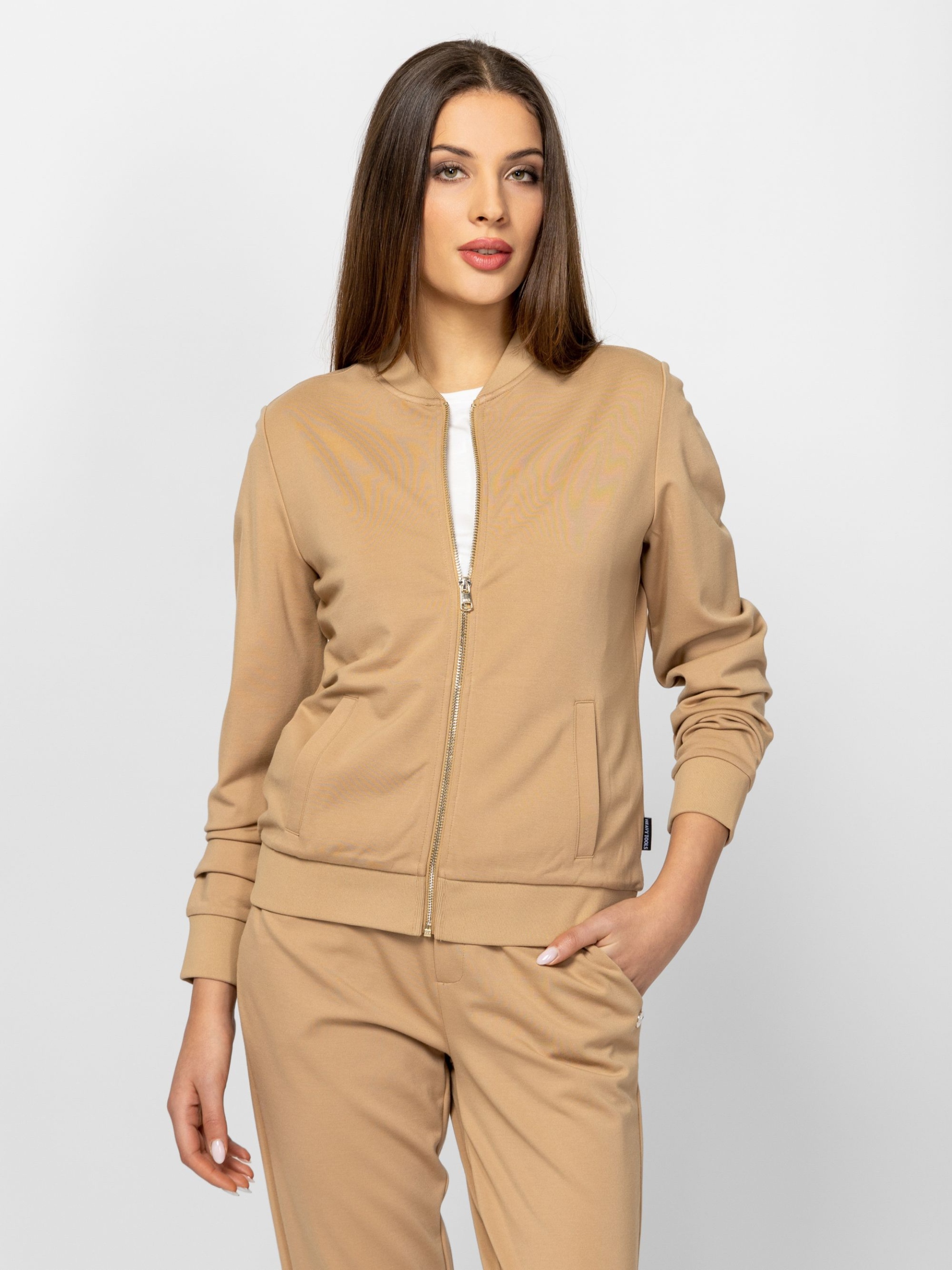 Heavy Tools Dámská Tepláková Rozepínací Mikina Tinella Beige Bežová XXL