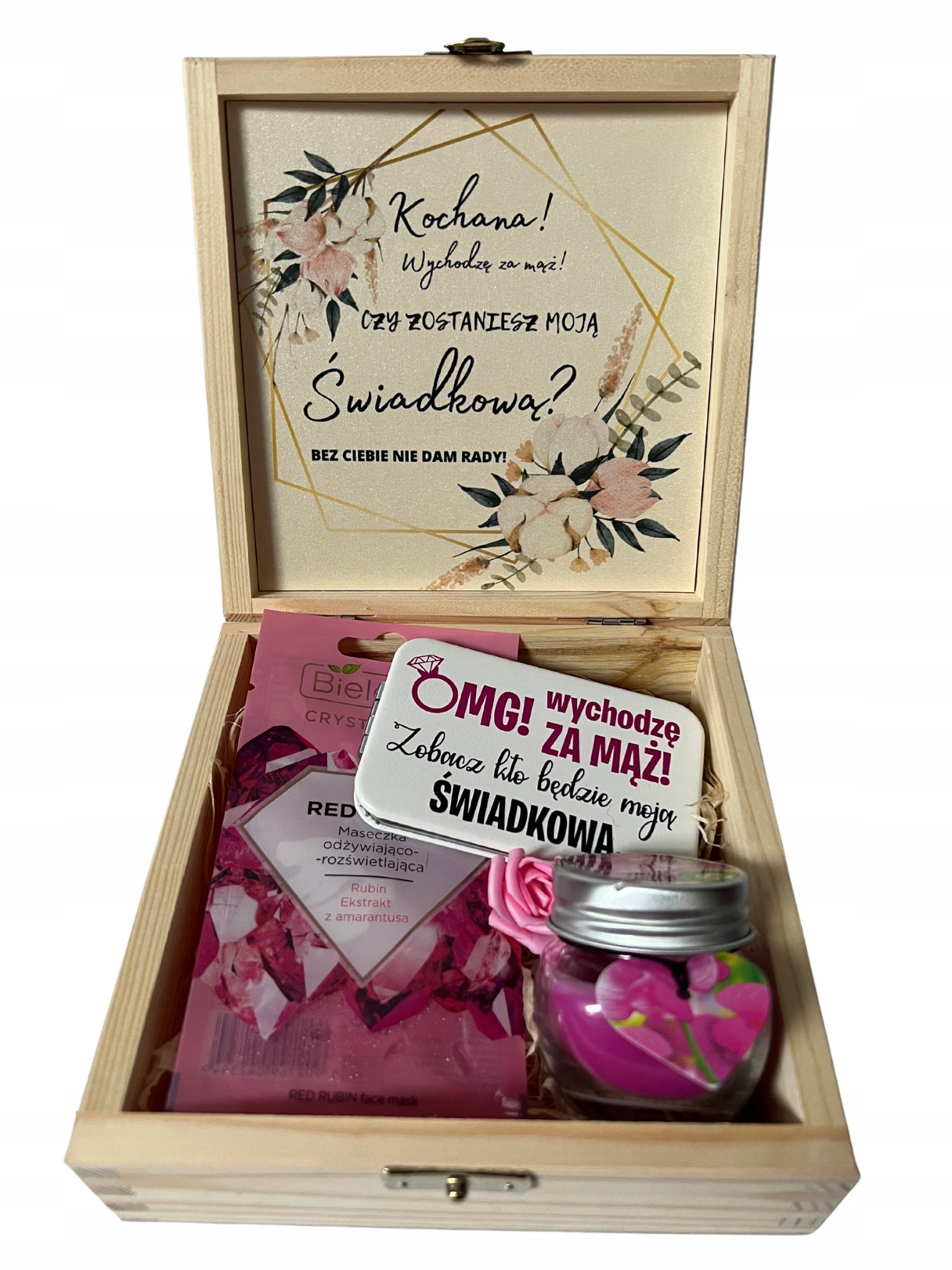 Mini Box pro svědka s žádostí o svědka