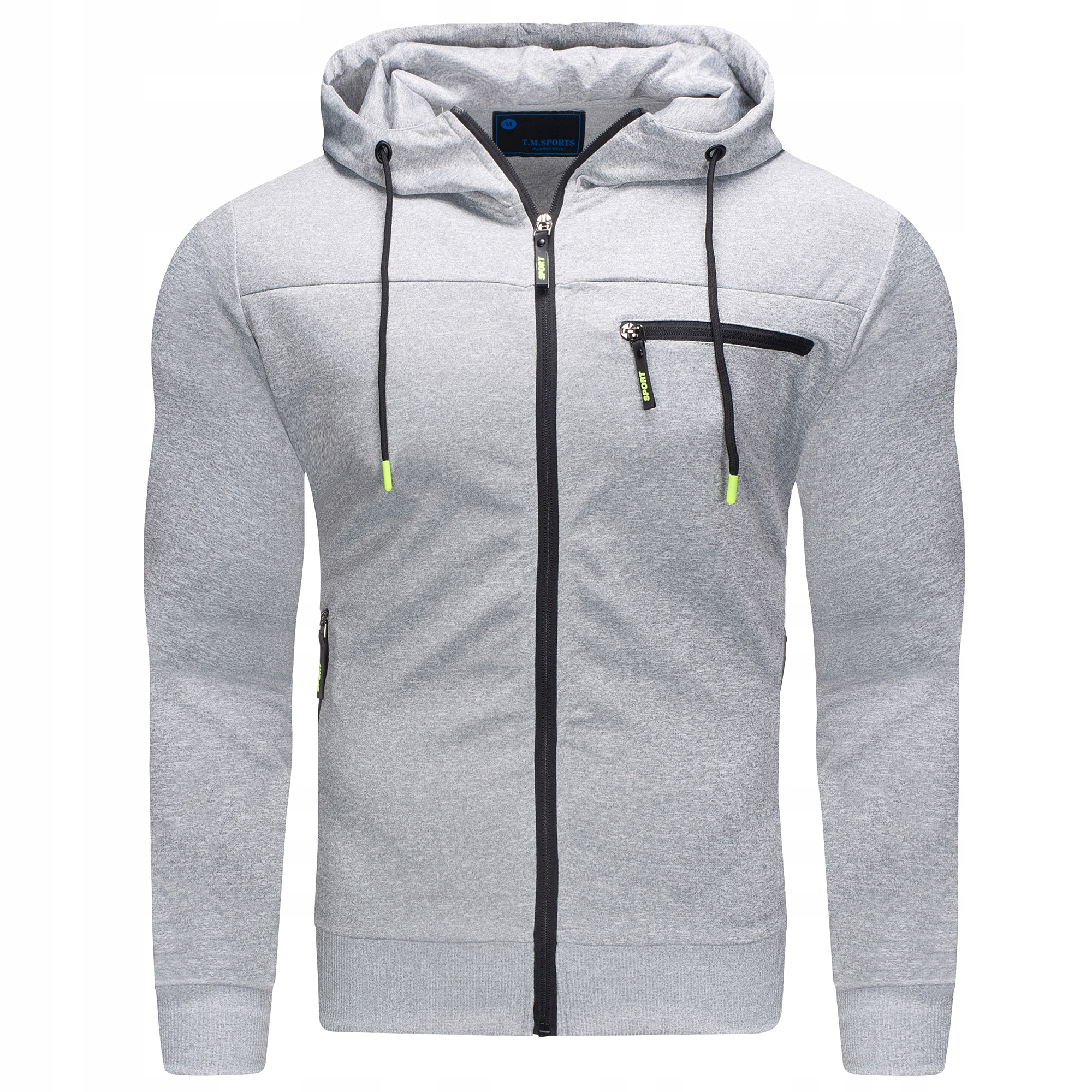 TM17 roz. L ROZPINANA BLUZA MĘSKA Z KAPTUREM