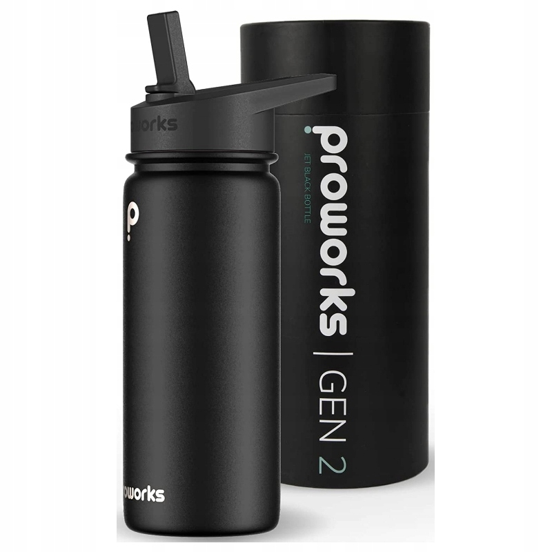 

Bidon Na Wodę Butelka Termos Proworks Czarny 540ml