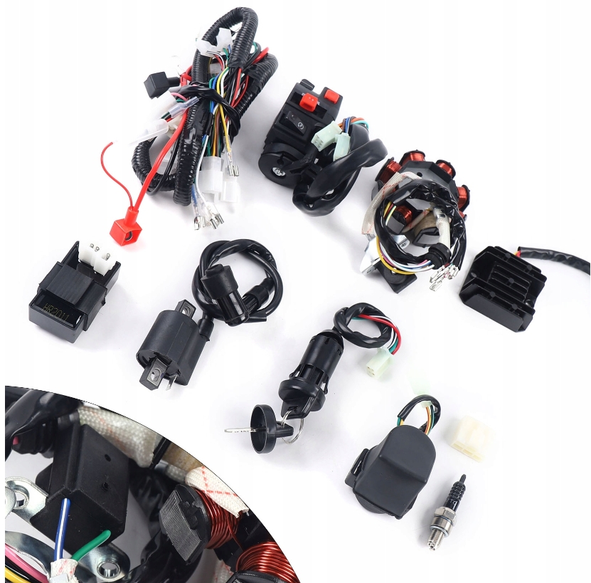 INSTALACJA ELEKTRYCZNA QUAD ATV 150-250 KOMPLETNA Producent ACME CO. LTD.