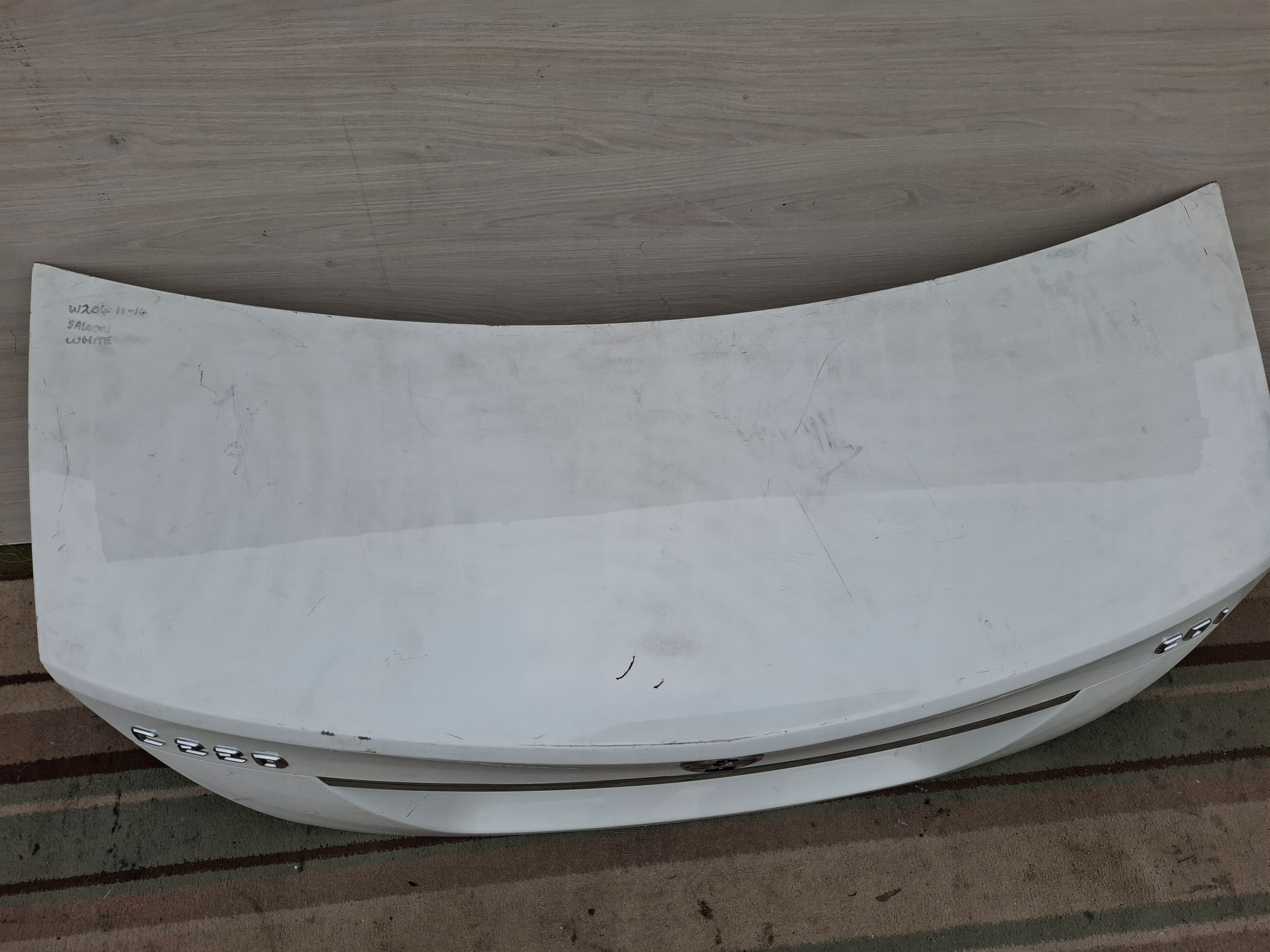 C KLASA W204 LIFT 14r sedan boot doors rear part BIALA