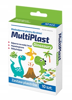 

Zestaw Plastrów Dla Dzieci MultiPlast Dinozaury