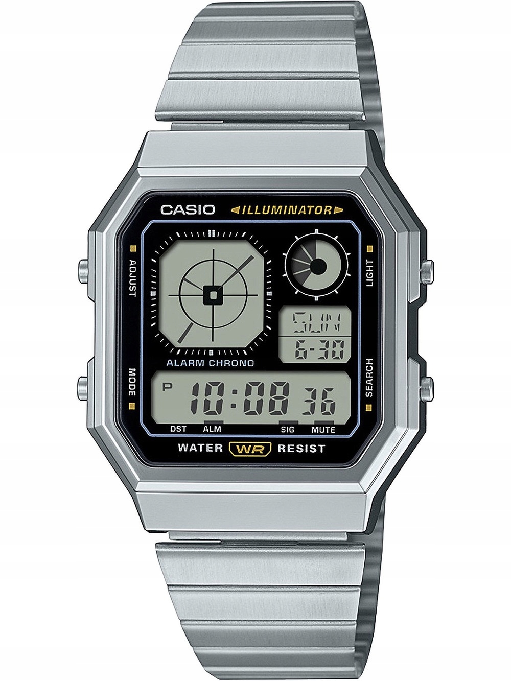 Nové, Originální Hodinky Casio Vintage Collection A130WE-1AEF