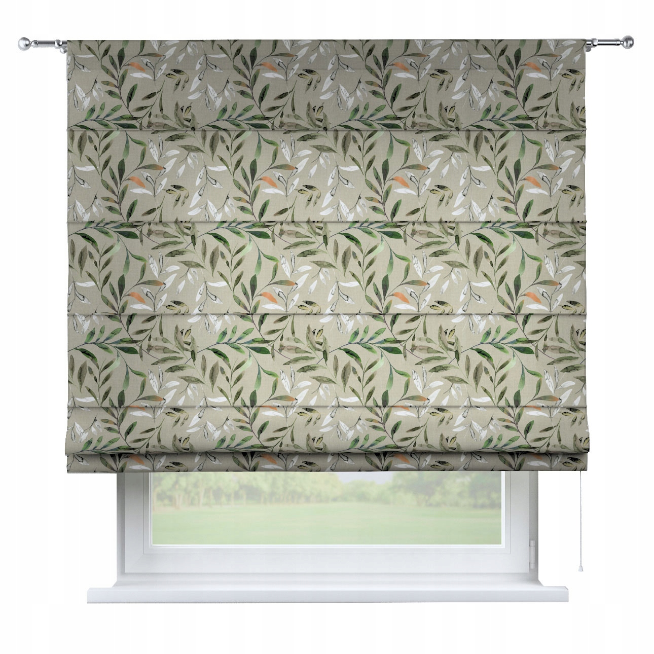 Hotová rímska roleta Torino 130 x 170 cm zelená