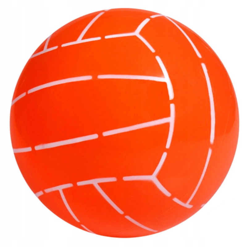 KOLOROWA PIŁKA GUMOWA SIATKOWA 23 CM RÓŻNE KOLORY EAN (GTIN) 5901811105623