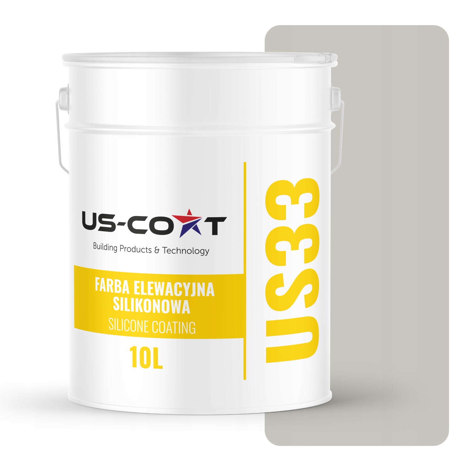 Barva Silikonová Fasádní Barva Šedá Tmavě Teplá F292 10L Uv