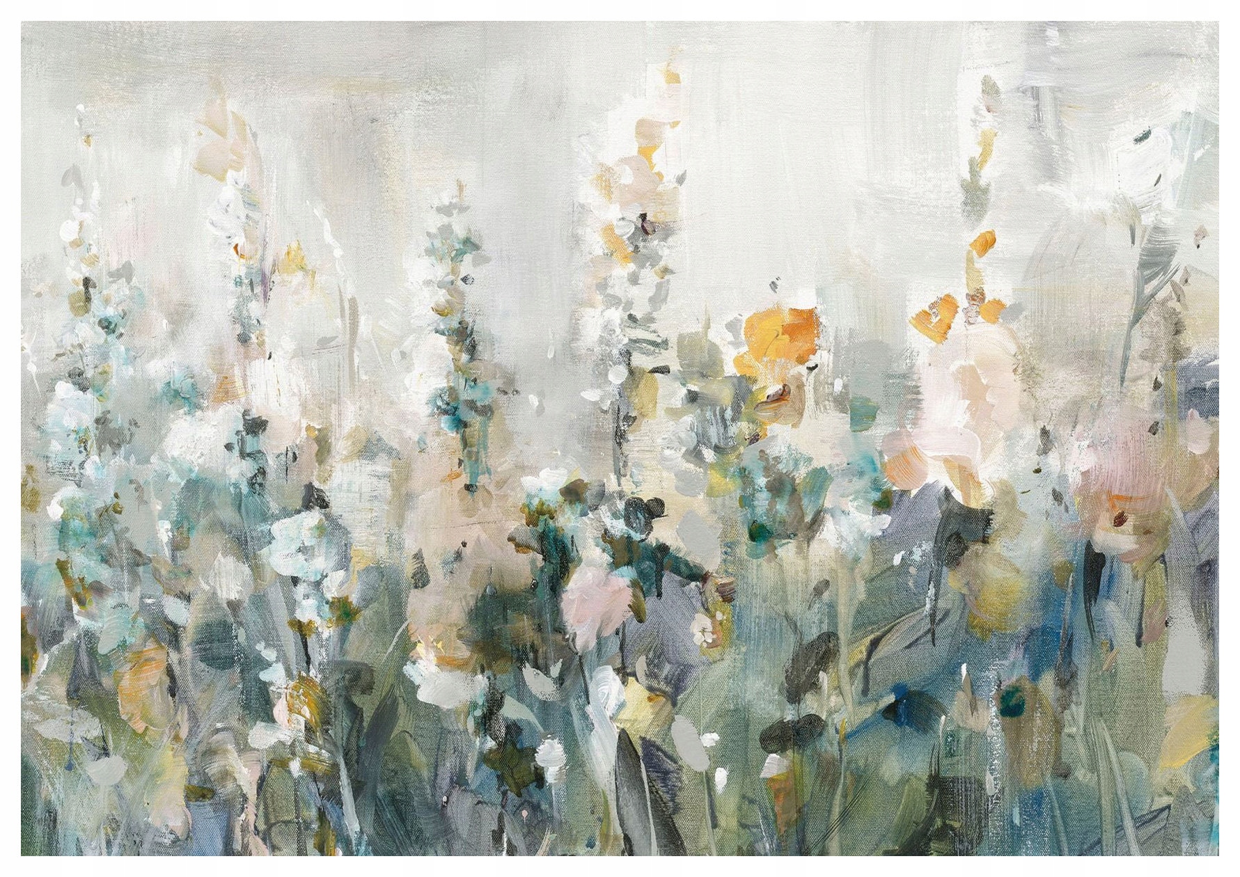 Fototapeta Pastelové kvety a abstraktná záhrada 312x219 Lekkosť lepidlo