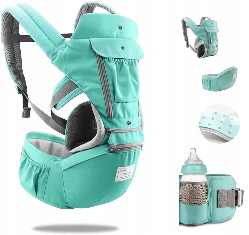 

Nosidełko 11w1 Nosidło Biodrowe Siedzisko Pas 20KG