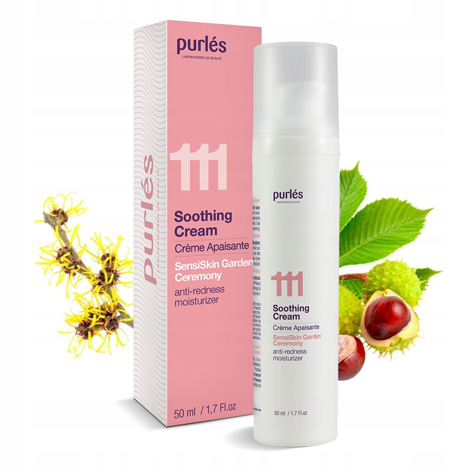 111 Purles Krem Łagodzący do sróry wrażliwej i naczyniowej na dzień 50 ml