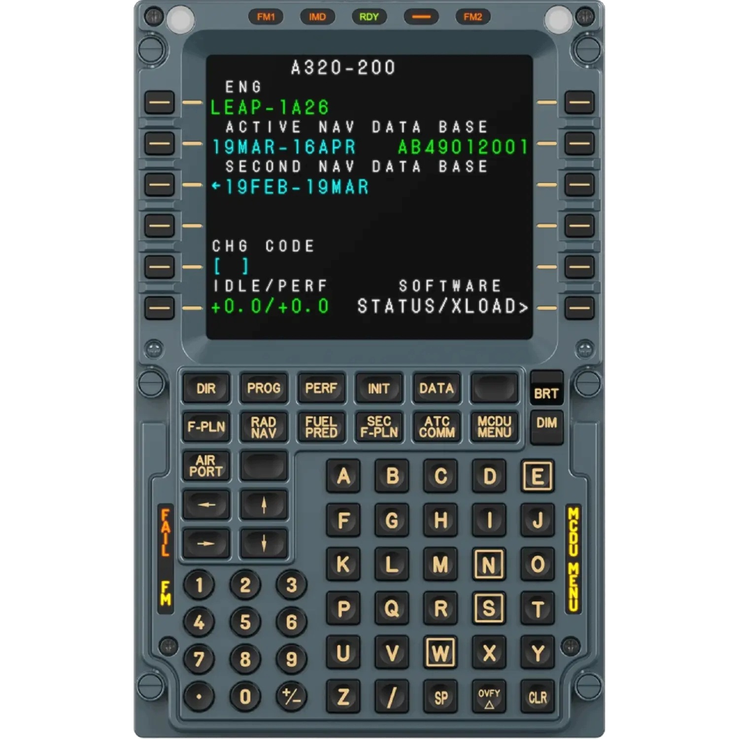 Moza MA3F Fcd Flight Computer Display Displej palubního počítače
