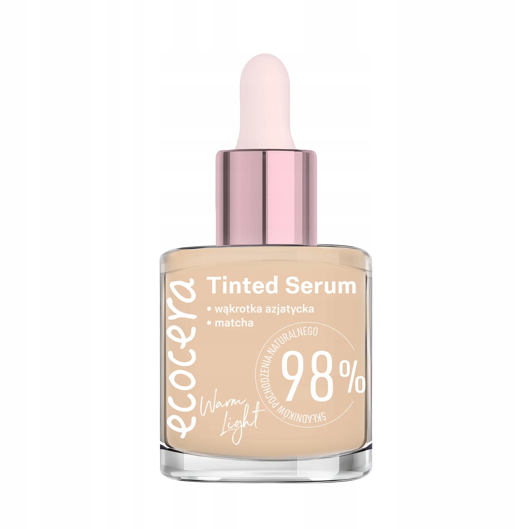 Ecocera Tinted Serum Barvící sérum v podkladové bázi 30 ml Warm Light