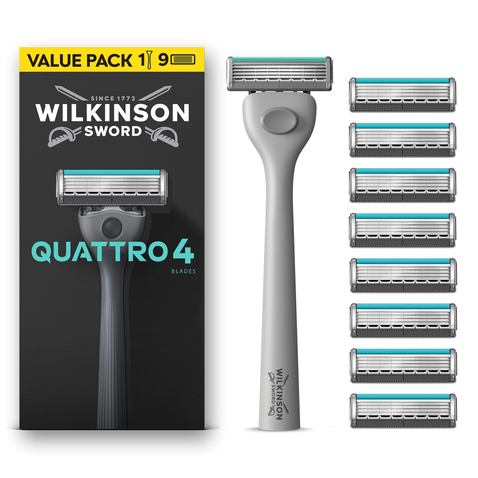 Holicí Strojek Quattro 4 Skin Protection 9 Hlavic