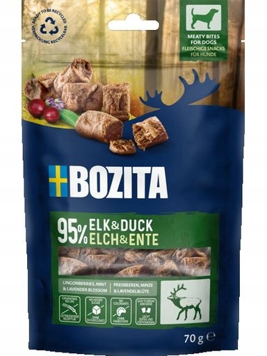 4x Bozita Meaty Bites los, kachna pamlsek pes 70 g