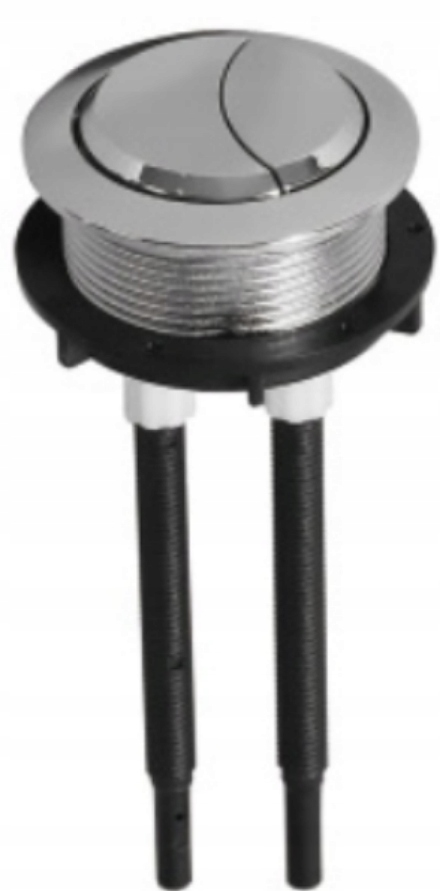 Przycisk B1 chrom zaworu spustowego 3/6L do spłuczki zbiornika kompaktu wc