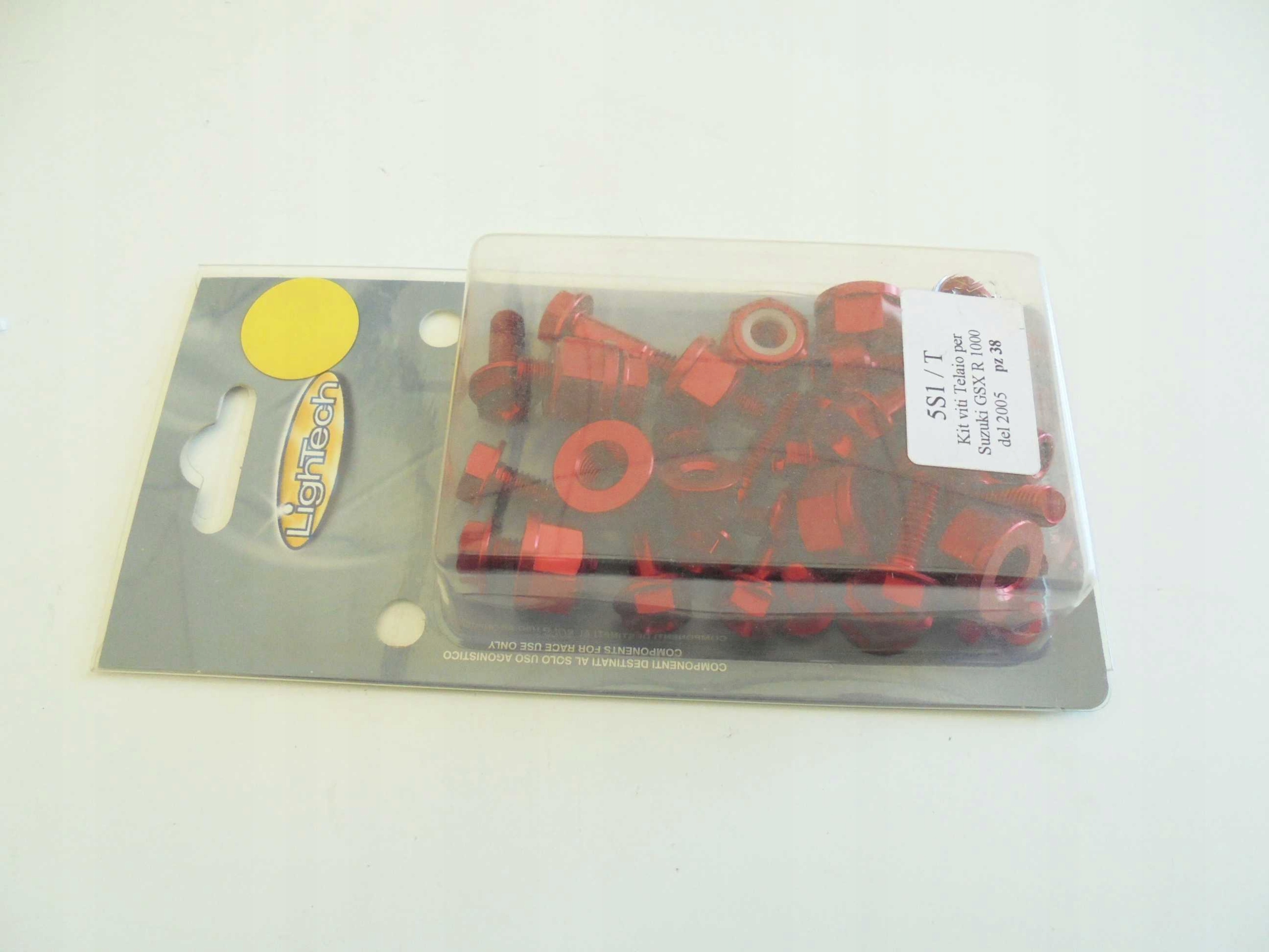 Nowy zestaw srub LIGHTECH Suzuki GSXR 1000 RED Part manufacturer Other