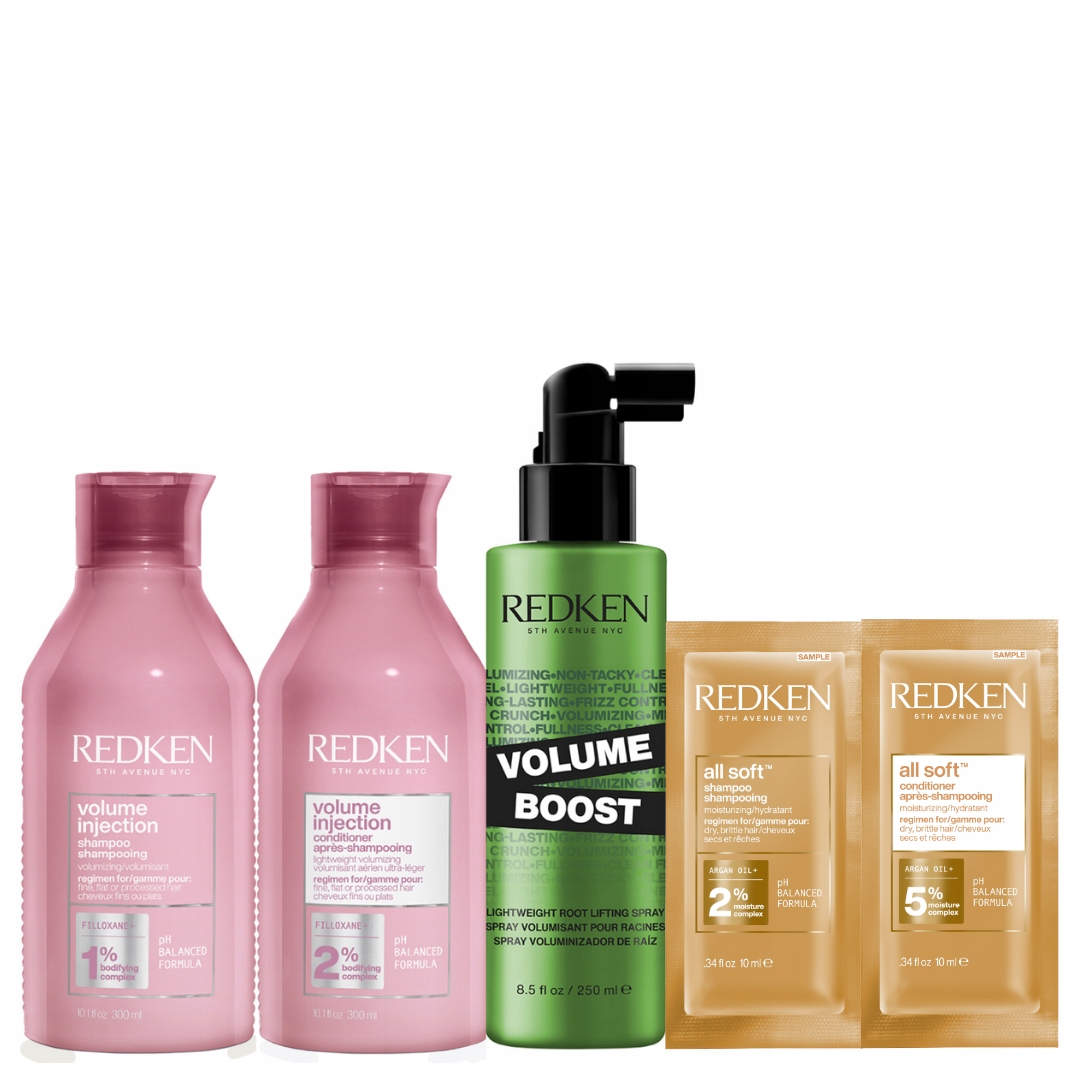 Redken Volume Injection šampon , kondicionér, sprej pro zvýšení objemu 250 ml dárek