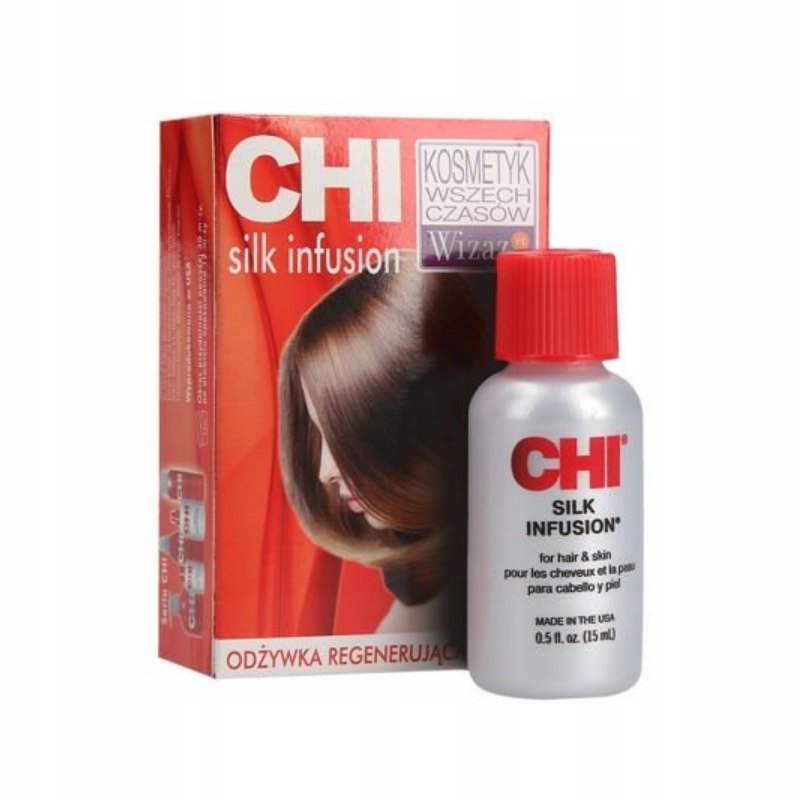 CHI SILK INFUSION ODŻYWCZY JEDWAB DO WŁOSÓW 15ML
