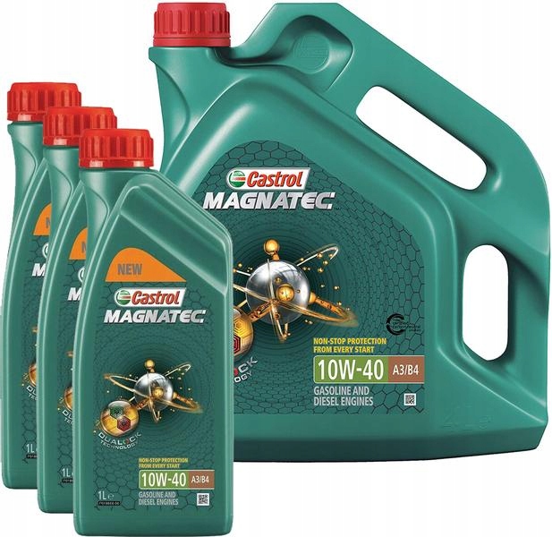 CASTROL MAGNATEC 10W-40 SL/CF A3/B3 A3/B4 7L Pojemność opakowania 1 l