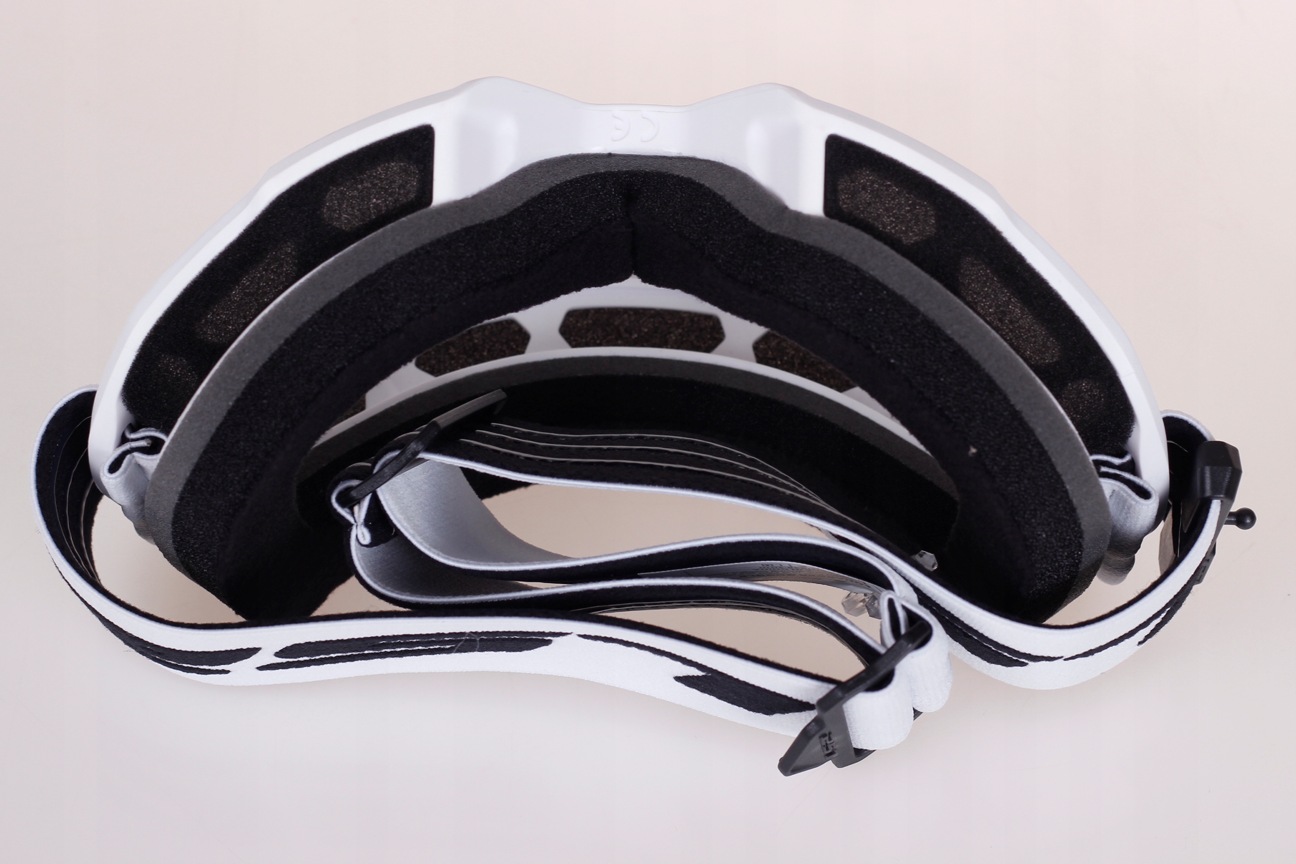 GOGLE CROSS ENDURO MOTOCROSS ATV LS2 CHARGER WHITE białe Kolor oprawy biały