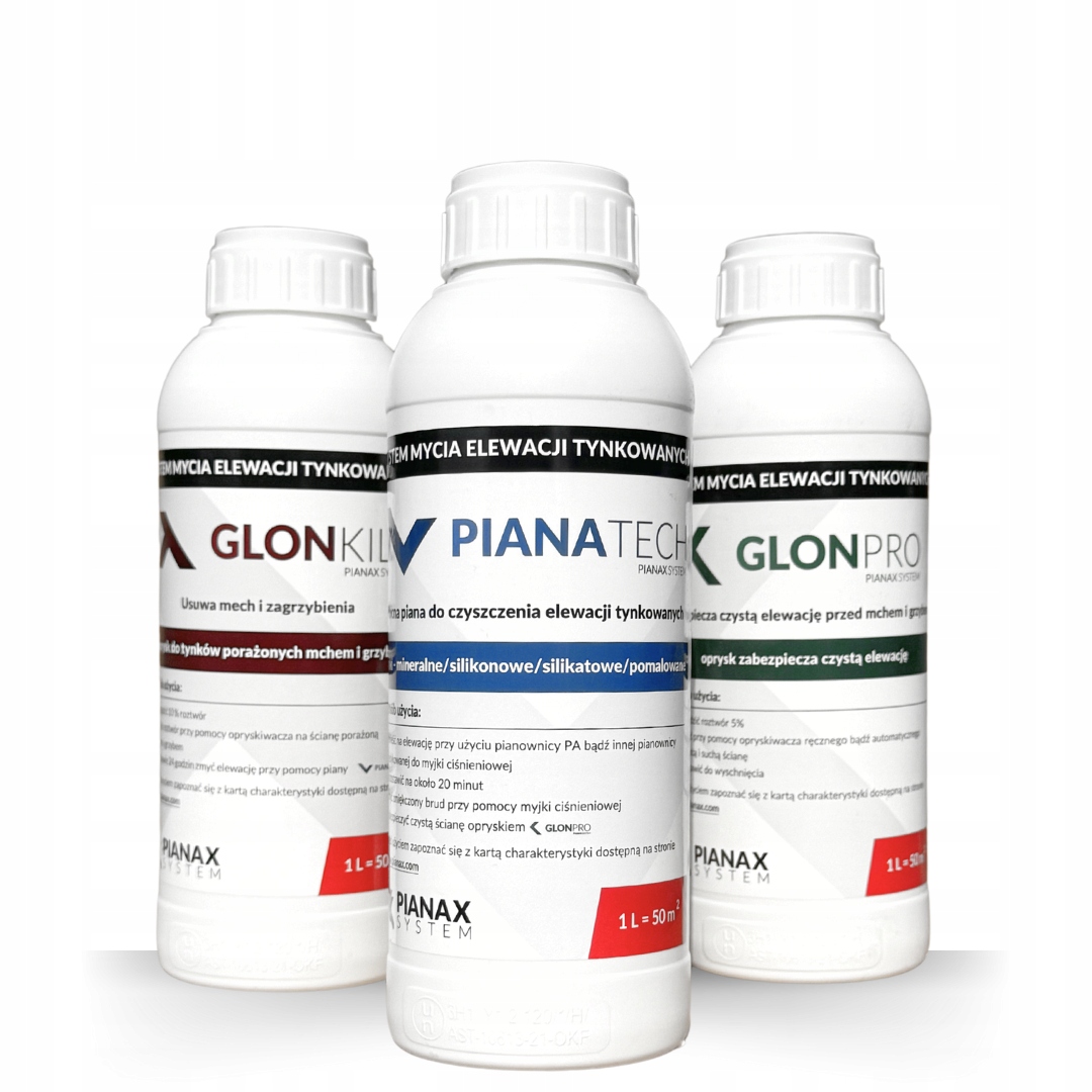 Levně Čištění fasád Glonkill Pianatech Glonpro mech, promáčkliny, Pianax