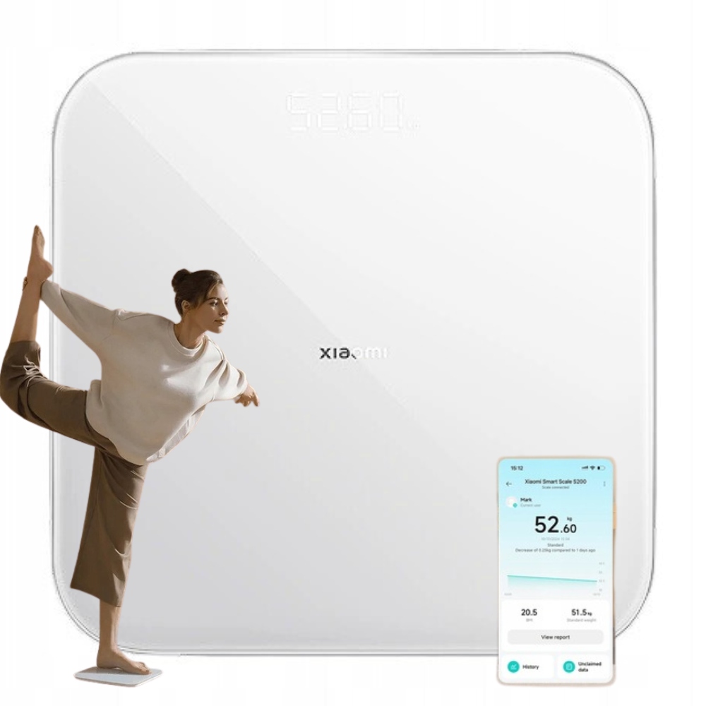 Inteligentní elektronická Koupelnová Váha Xiaomi elektronická do 150 kg