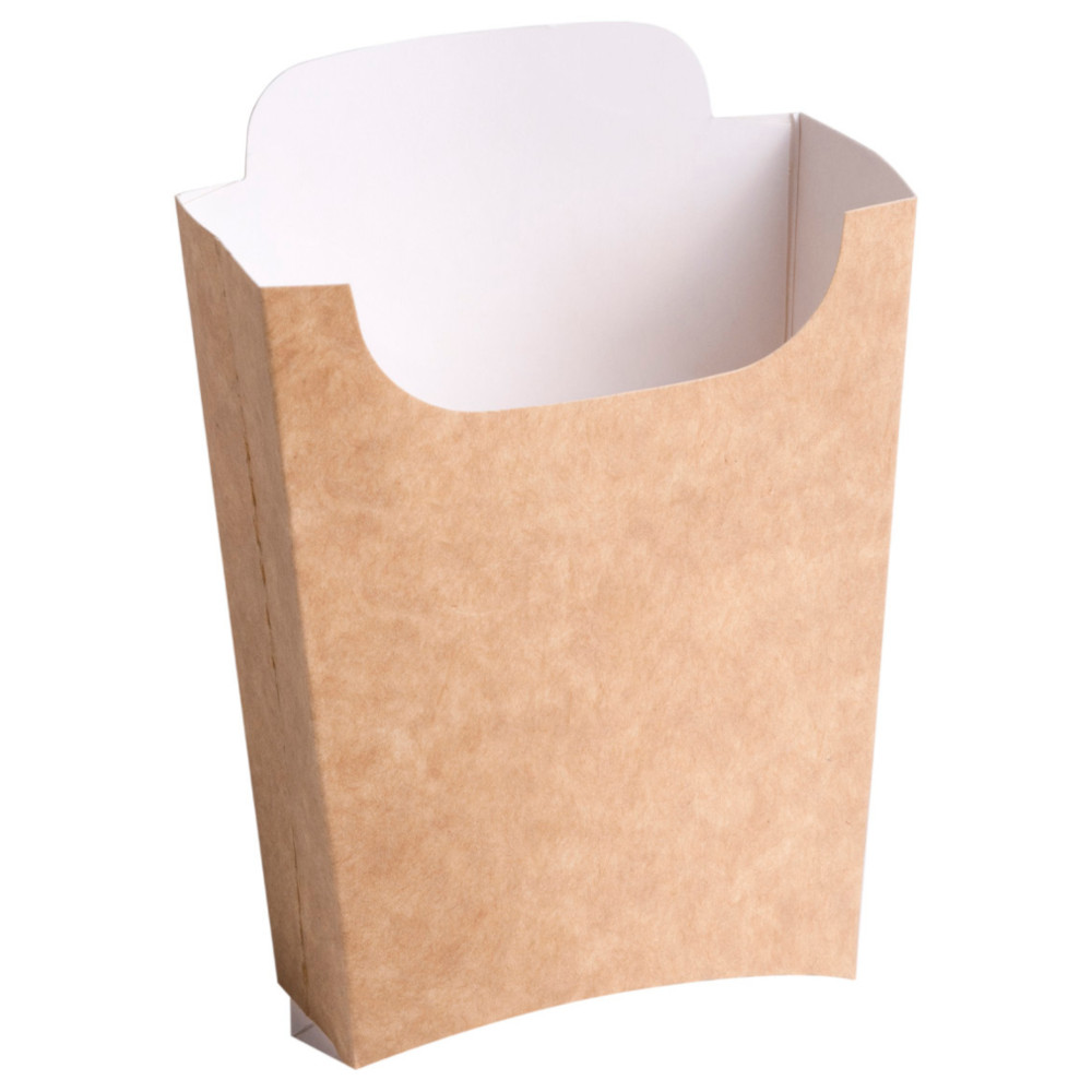 

Opakowania na frytki papierowe kraft 200g 100szt