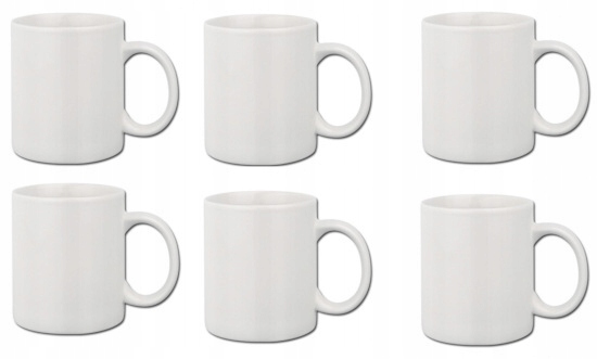 

Kubek ceramiczny biały klasyczny 36x 300ml