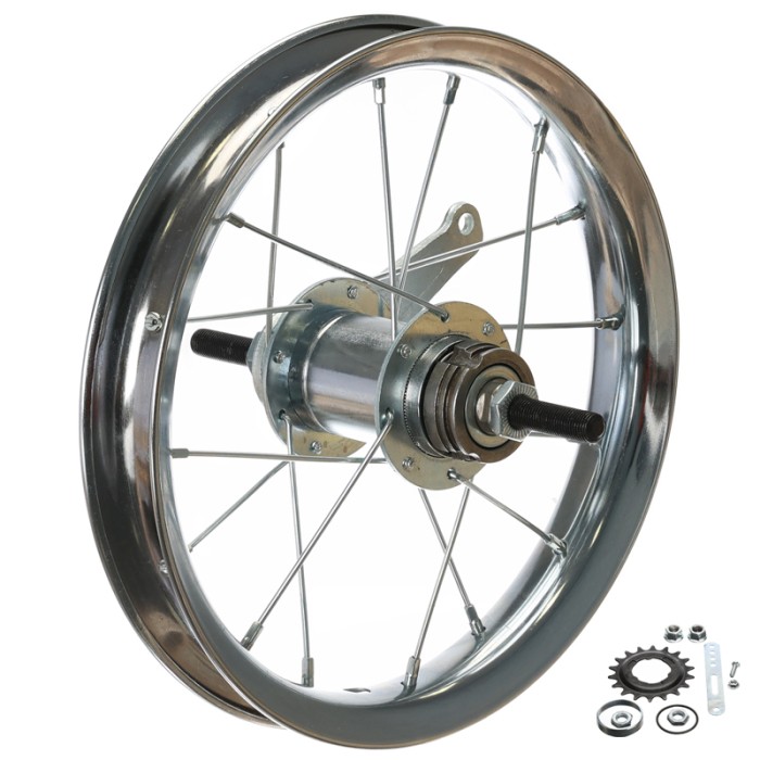 Koło rowerowe tył 12 Torpedo FALCON Stalowe do Rowerka dziecięcego