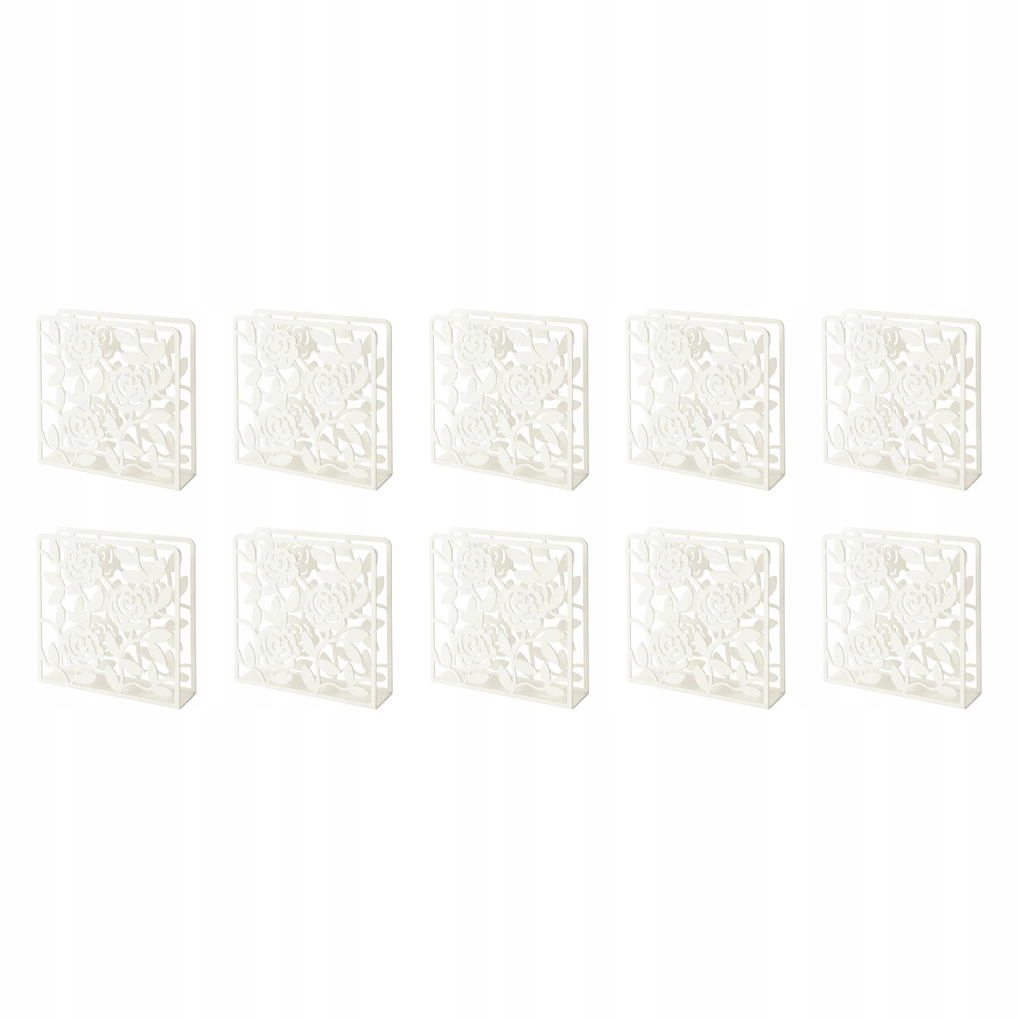 10 ks Bílý ubrousek 16x16 cm na ubrousky 33x33 40x40 Liksidig