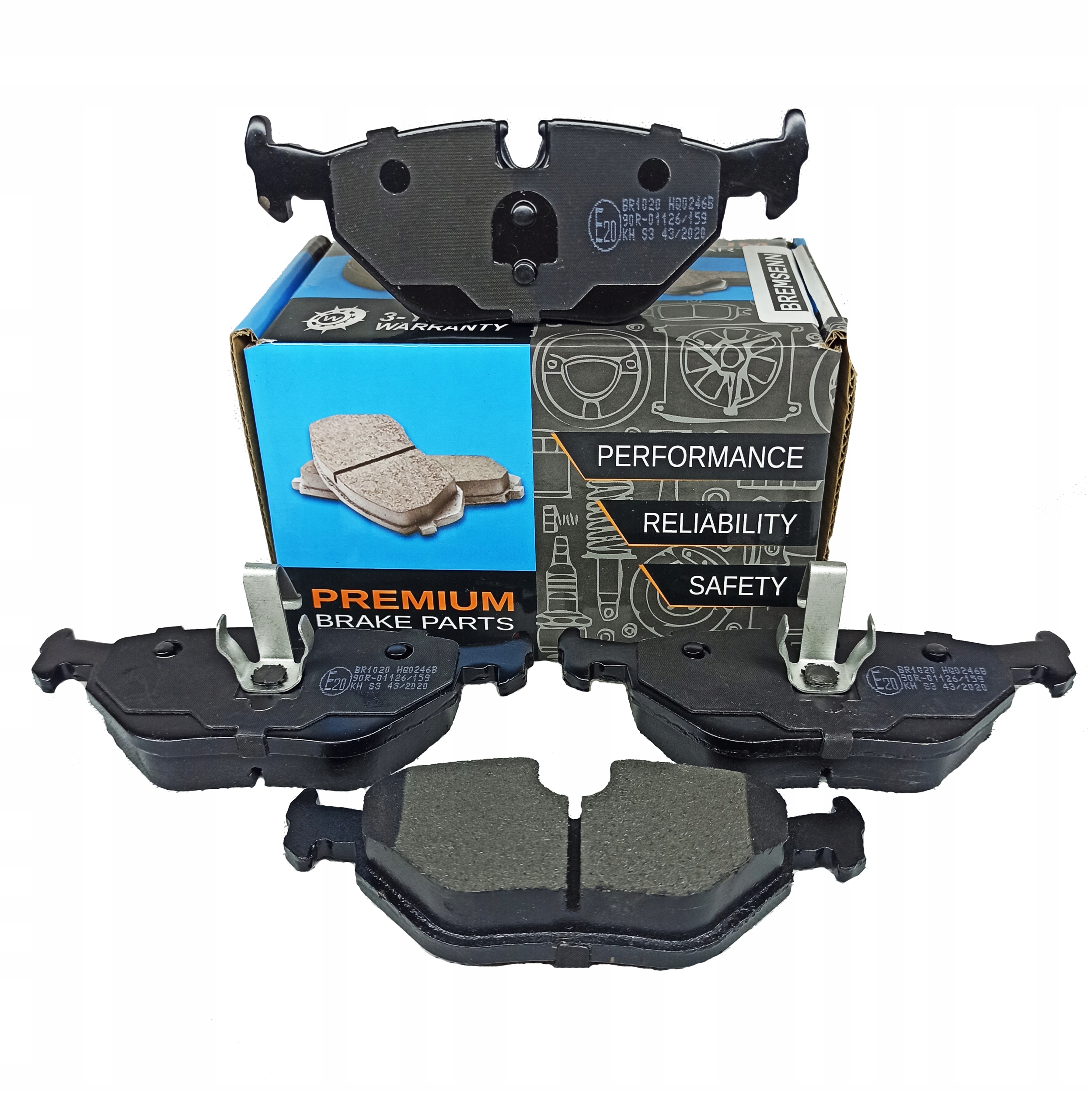 KLOCKI HAMULCOWE TYŁ BMW E46 E36 Z3 Z4