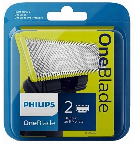 2X OSTRZE PHILIPS ONEBLADE ZESTAW OSTRZY ORYGINAŁ OSTRZA ONE BLADE ZESTAW 2 Marka Philips