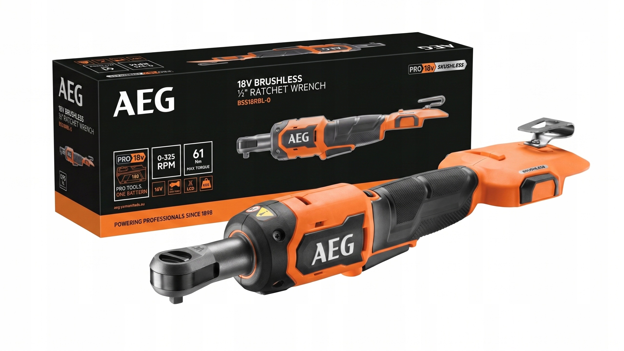Bezkartáčová akumulátorová račňa 1/4 61 Nm BSS18R14BL-0 Aeg