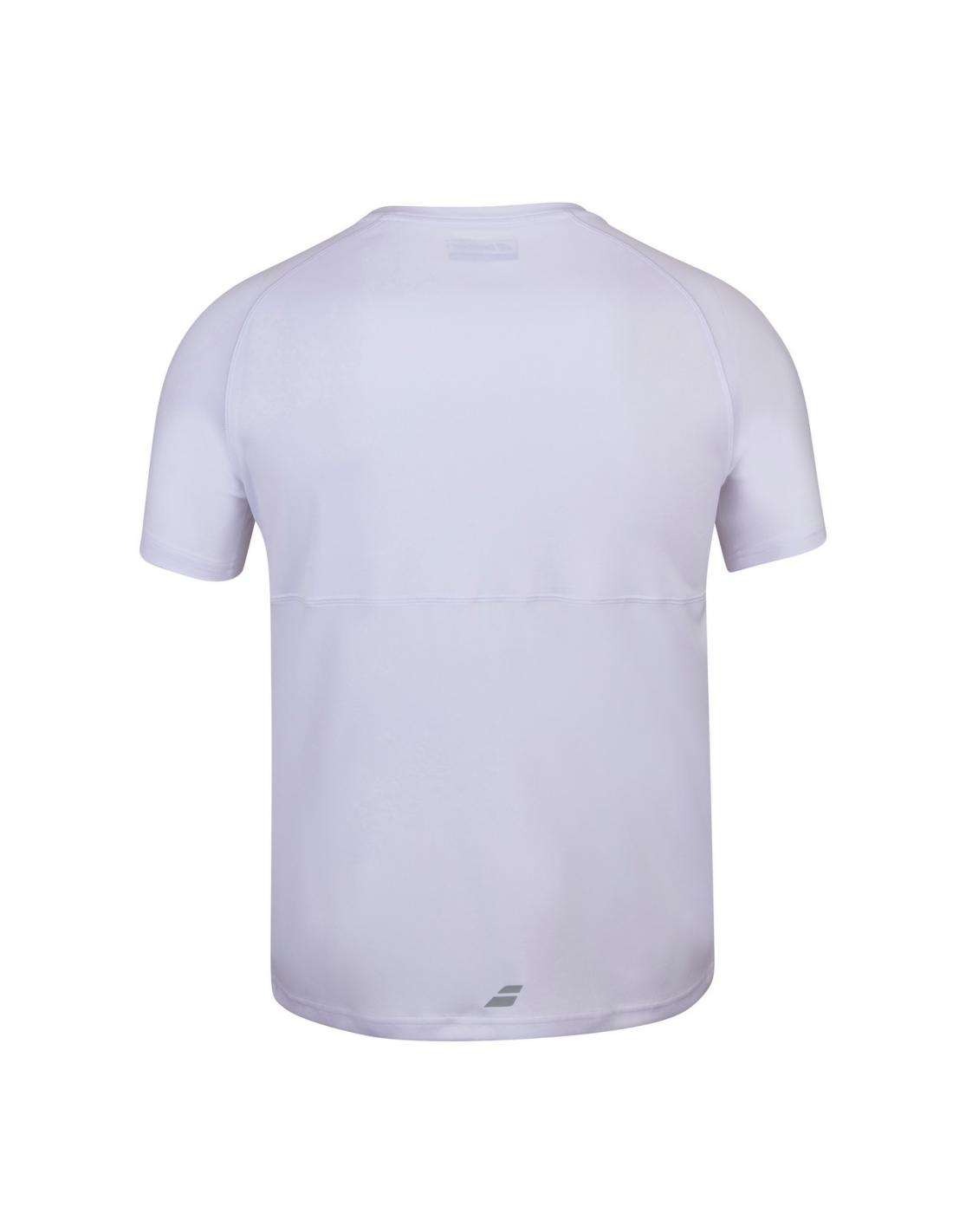 Tričko Babolat Play Crew Neck Tee Men White XXL