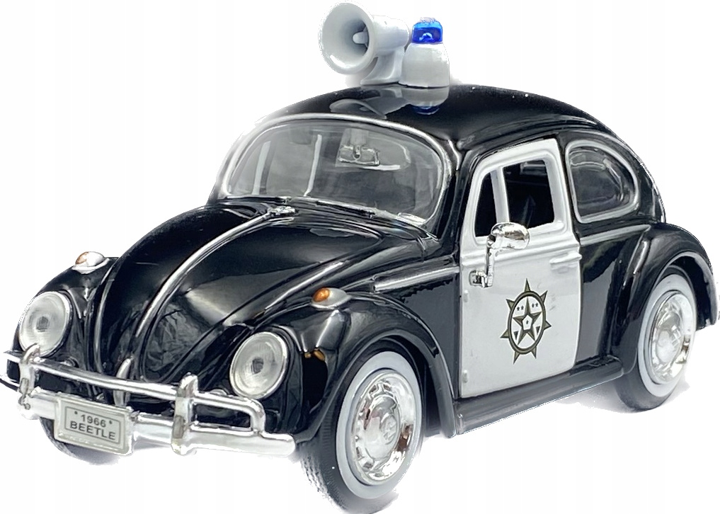 Volkswagen Beetle Police 1966 1:24 Motormax 79578