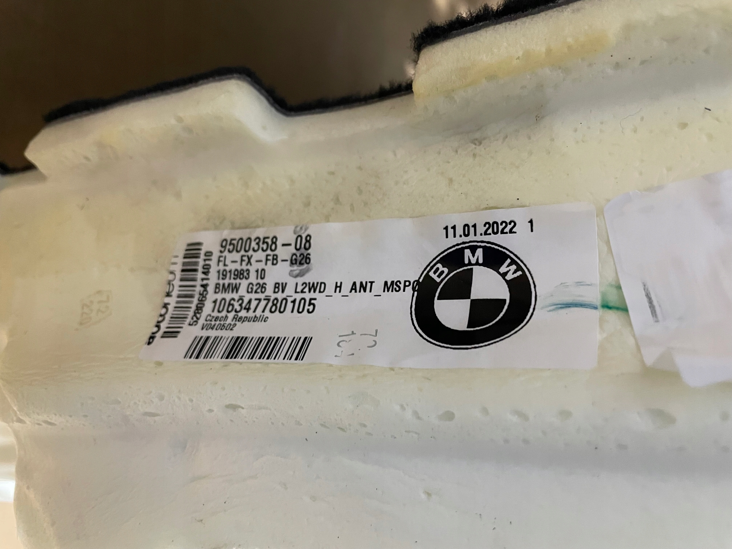 KOBERCE podlahy předek + záď KOMPLET m-packet BMW 4 G26