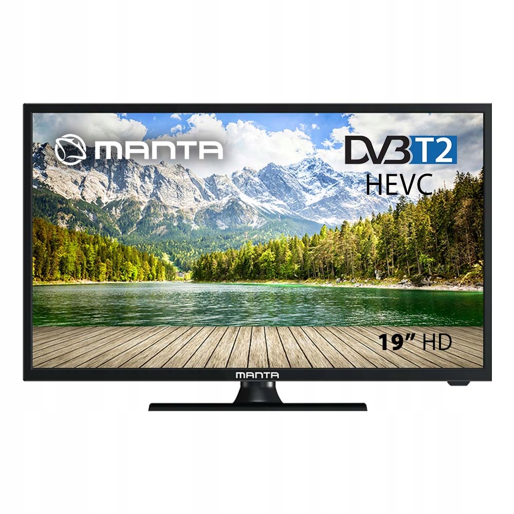 TELEWIZOR MANTA 19LHN123D 19" DVB-T2/HEVC 12V